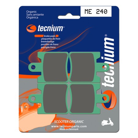Pastillas de freno Tecnium Scooter orgánicas ME240 - motoscamaralweb.com