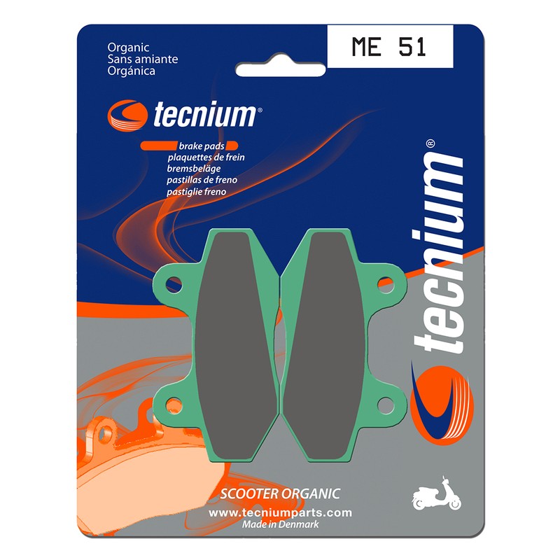 Pastillas de freno Tecnium Scooter orgánicas ME51 - motoscamaralweb.com Pastillas de freno Tecnium Scooter orgánicas ME51 - motoscamaralweb.com