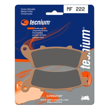 Pastillas de freno Tecnium MF222 Sinterizadas deportivas - motoscamaralweb.com