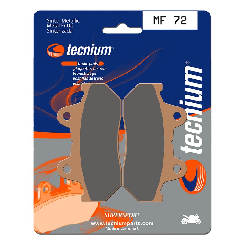Pastillas de freno Tecnium MF72 Sinterizadas - motoscamaralweb.com