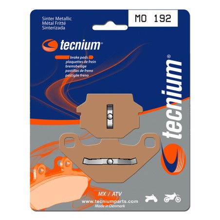 Pastillas de freno Tecnium MO192 Sinterizadas - motoscamaralweb.com