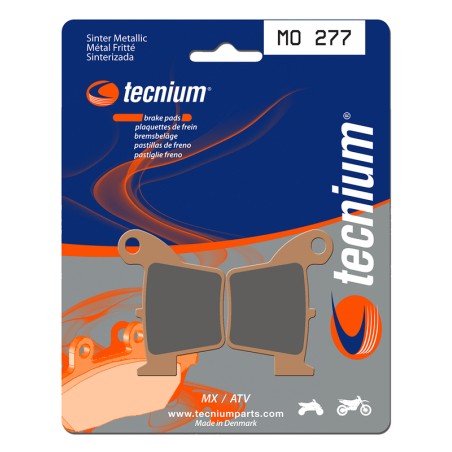 Pastillas de freno Tecnium MO277 Sinterizadas - motoscamaralweb.com
