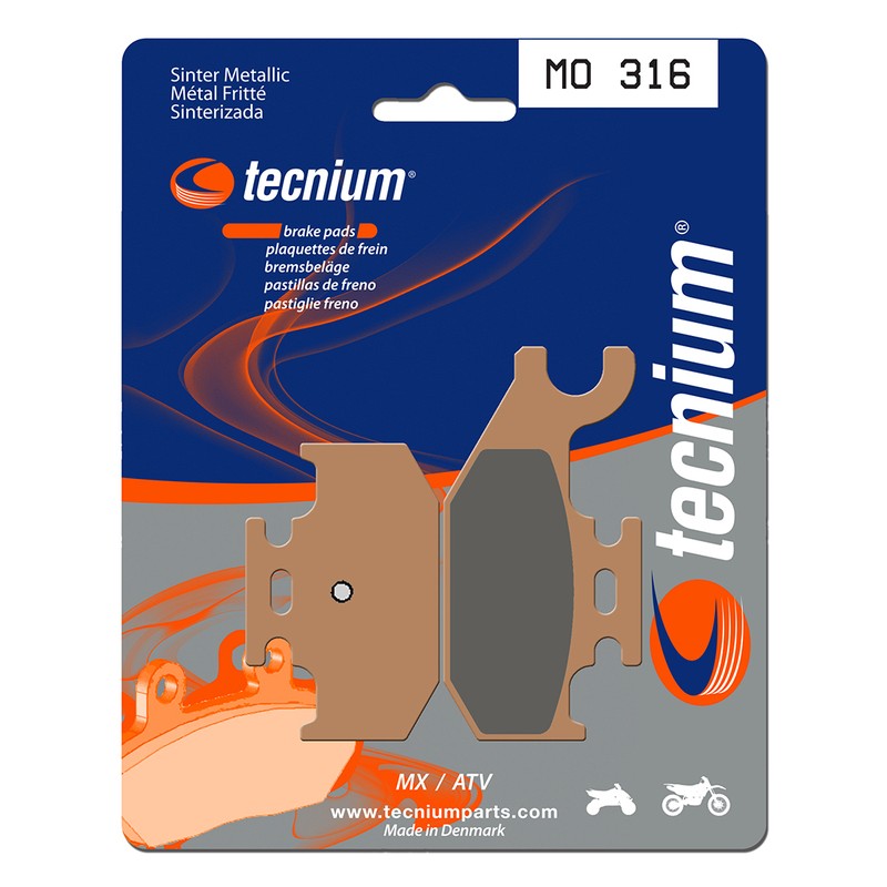Pastillas de freno Tecnium MO316 Sinterizadas - motoscamaralweb.com Pastillas de freno Tecnium MO316 Sinterizadas - motoscamaralweb.com