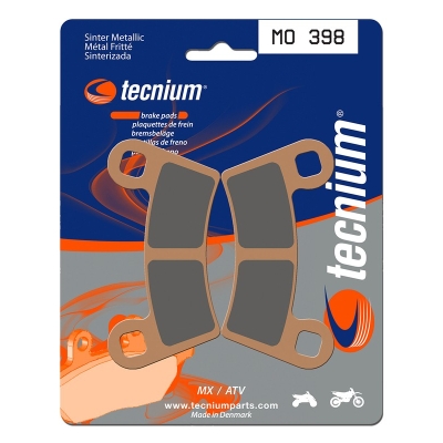 Pastillas de freno Tecnium MO398 Sinterizadas - motoscamaralweb.com