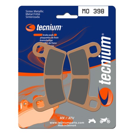Pastillas de freno Tecnium MO398 Sinterizadas - motoscamaralweb.com