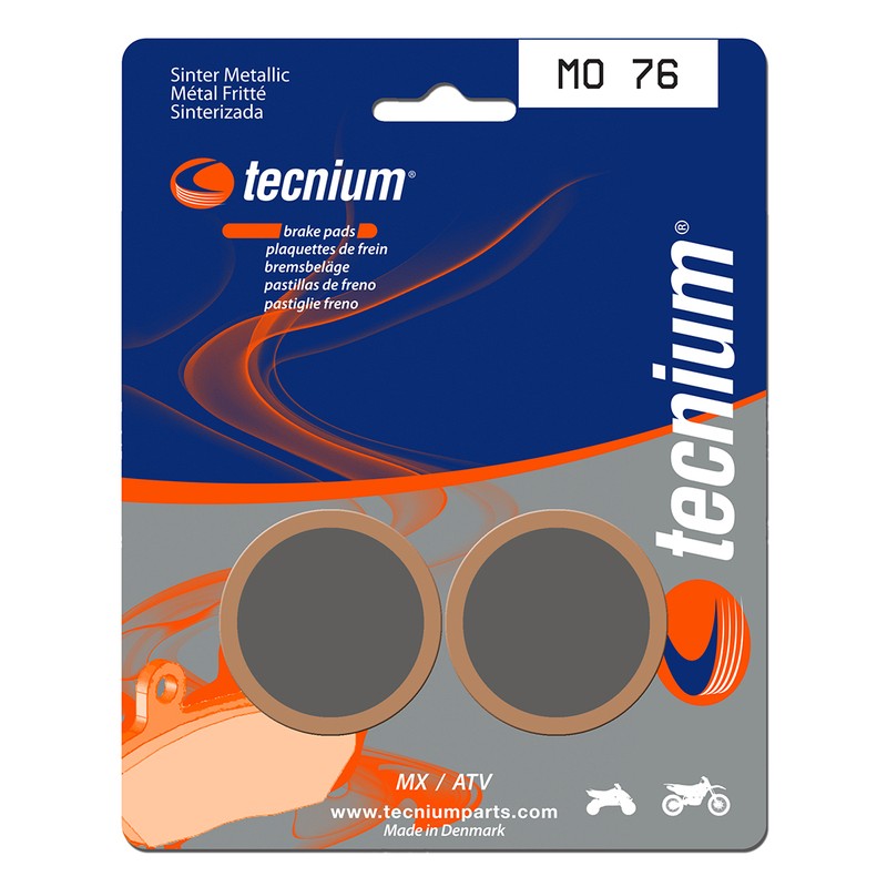 Pastillas de freno Tecnium MO76 Sinterizadas - motoscamaralweb.com