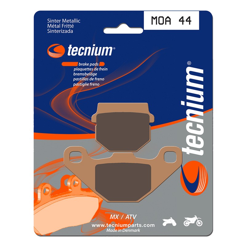 Pastillas de freno Tecnium MOA044 Sinterizadas ATV c/disco acero normal - motoscamaralweb.com Pastillas de freno Tecnium MOA044 Sinterizadas ATV c/disco acero normal - motoscamaralweb.com