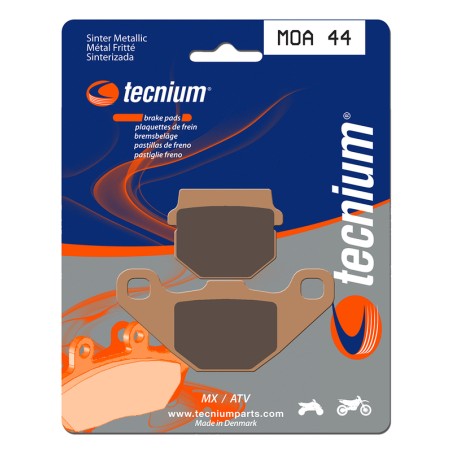 Pastillas de freno Tecnium MOA044 Sinterizadas ATV c/disco acero normal - motoscamaralweb.com