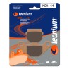 Pastillas de freno Tecnium MOA044 Sinterizadas ATV c/disco acero normal - motoscamaralweb.com