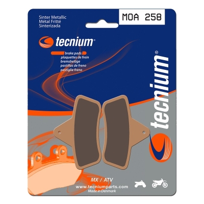 Pastillas de freno Tecnium MOA258 Sinterizadas - motoscamaralweb.com
