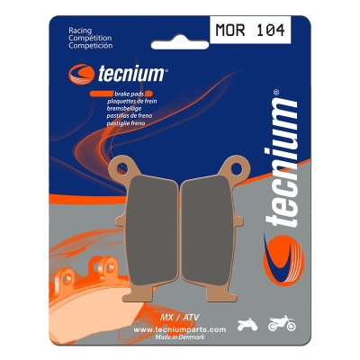 Pastillas de freno Tecnium MOR104 Sinterizadas - motoscamaralweb.com