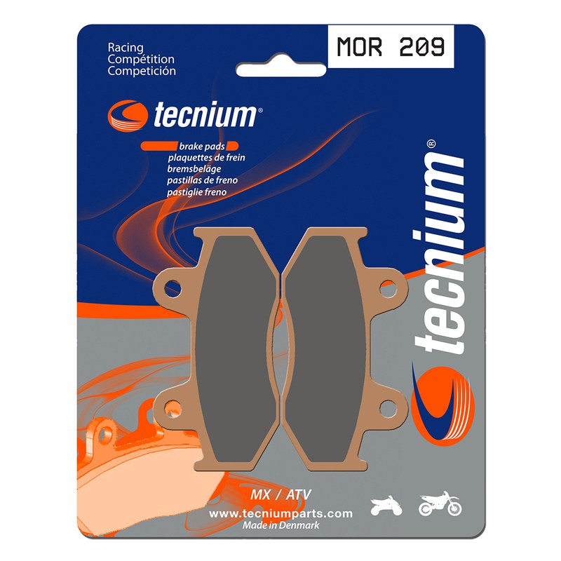 Pastillas de freno Tecnium MOR209 Sinterizadas racing - motoscamaralweb.com Pastillas de freno Tecnium MOR209 Sinterizadas racing - motoscamaralweb.com