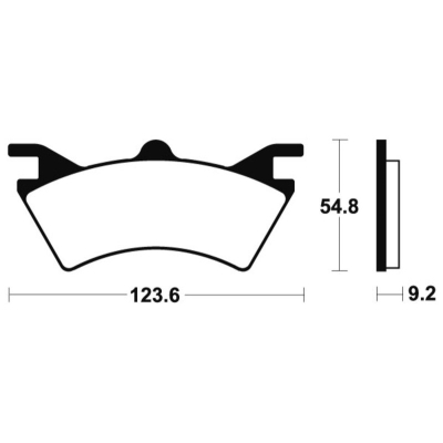 Pastillas de freno Tecnium MOR257 Sinterizadas - motoscamaralweb.com