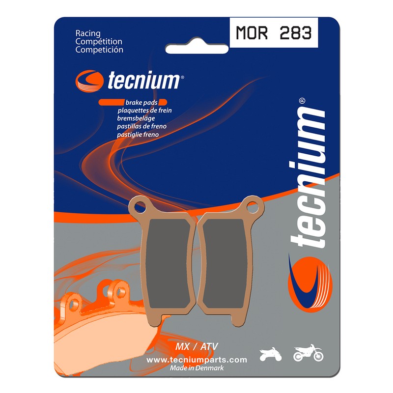 Pastillas de freno Tecnium MOR283 Sinterizadas - motoscamaralweb.com Pastillas de freno Tecnium MOR283 Sinterizadas - motoscamaralweb.com