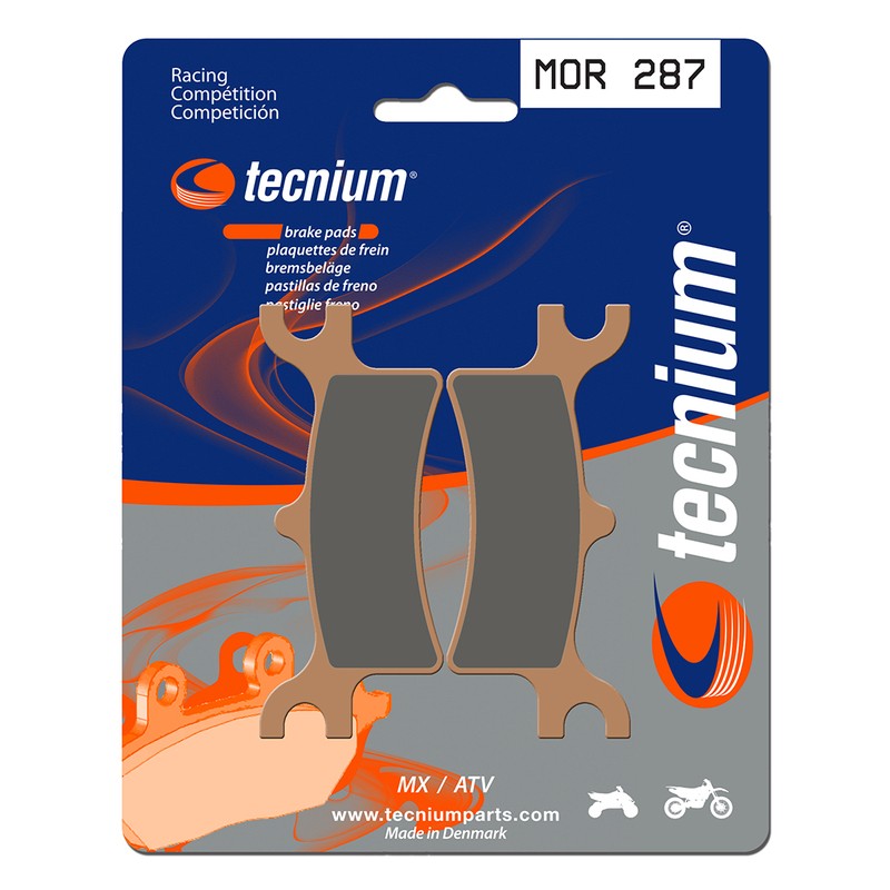 Pastillas de freno Tecnium MOR287 Sinterizadas - motoscamaralweb.com
