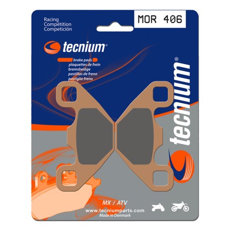 Pastillas de freno Tecnium MOR406 Sinterizadas racing - motoscamaralweb.com