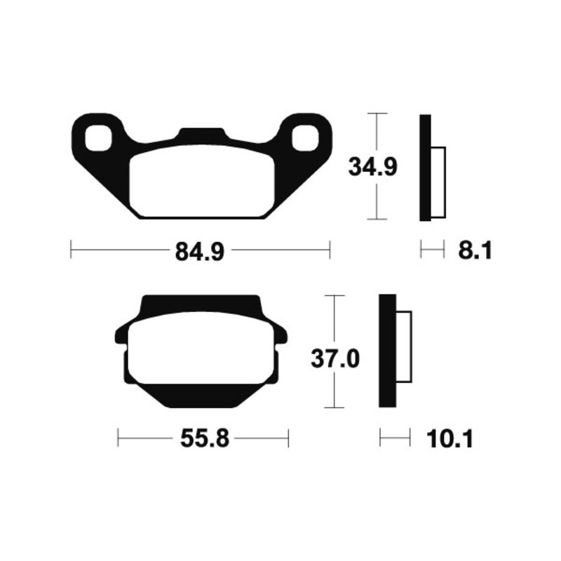 Pastillas de freno Tecnium MOR91 Sinterizadas racing - motoscamaralweb.com Pastillas de freno Tecnium MOR91 Sinterizadas racing - motoscamaralweb.com