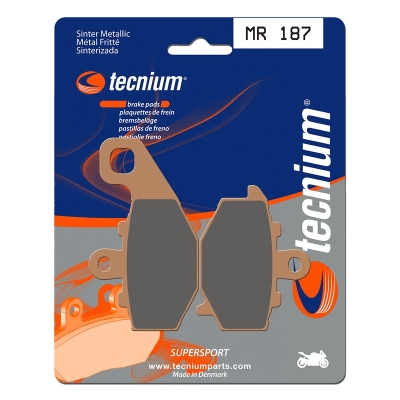 Pastillas de freno Tecnium MR187 Sinterizadas - motoscamaralweb.com
