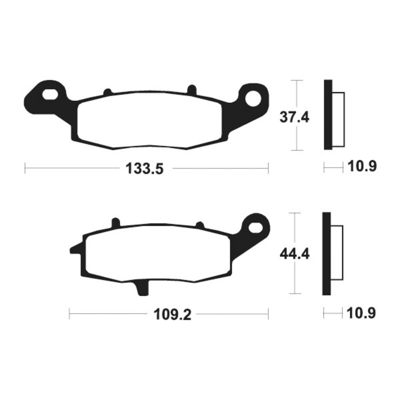 Pastillas de freno Tecnium MR386 Sinterizadas deportivas - motoscamaralweb.com Pastillas de freno Tecnium MR386 Sinterizadas deportivas - motoscamaralweb.com