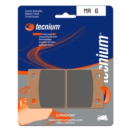 Pastillas de freno Tecnium MR6 Sinterizadas - motoscamaralweb.com