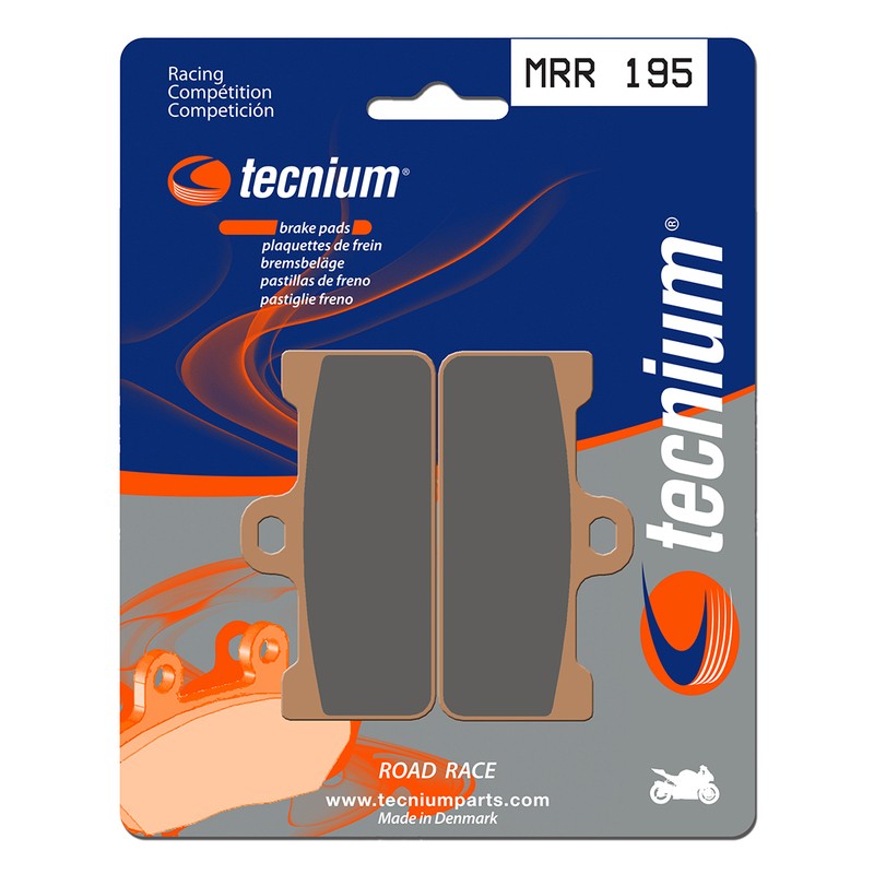 Pastillas de freno Tecnium MRR195 Sinterizadas competición - motoscamaralweb.com