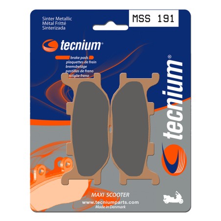Pastillas de freno Tecnium MSS191 Sinterizadas - motoscamaralweb.com