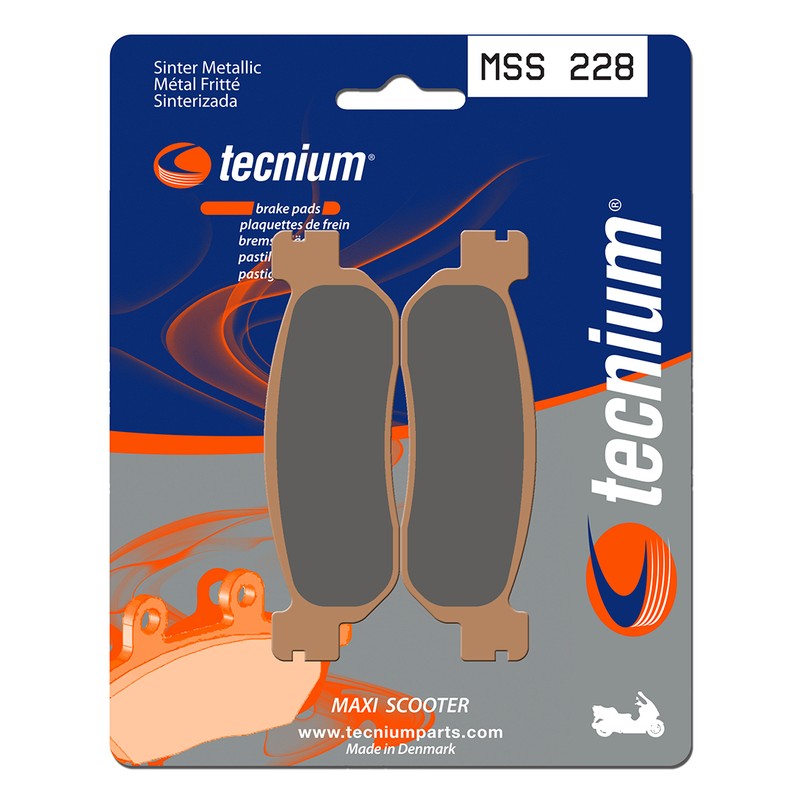 Pastillas de freno Tecnium MSS228 Sinterizadas - motoscamaralweb.com