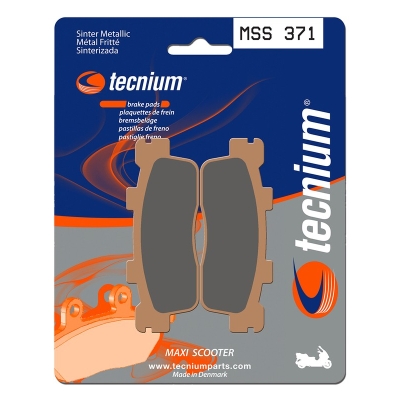 Pastillas de freno Tecnium MSS371 Sinterizadas - motoscamaralweb.com