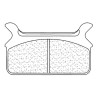Juego de pastillas sinterizadas CL BRAKES (2342RX3) - motoscamaralweb.com
