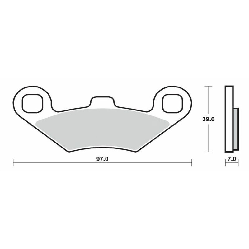 Pastillas de freno sinterizadas Brembo 07104XS - motoscamaralweb.com