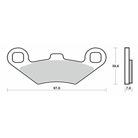 Pastillas de freno sinterizadas Brembo 07104XS - motoscamaralweb.com