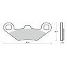 Pastillas de freno sinterizadas Brembo 07104XS - motoscamaralweb.com