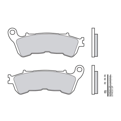 Pastillas de freno sinterizadas Brembo 07HO57LA - motoscamaralweb.com