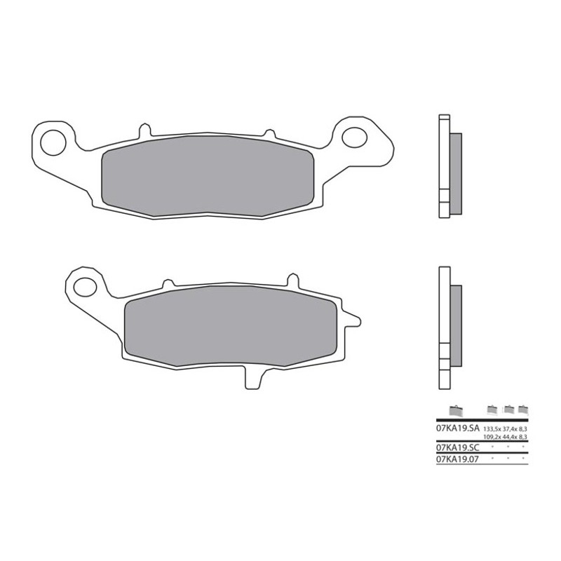 Pastillas de freno sinterizadas Brembo 07KA19LA - motoscamaralweb.com Pastillas de freno sinterizadas Brembo 07KA19LA - motoscamaralweb.com