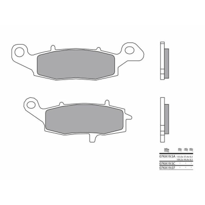 Pastillas de freno sinterizadas Brembo 07KA19SA - motoscamaralweb.com