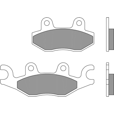 Pastillas de freno orgánicas Brembo 07095 - motoscamaralweb.com