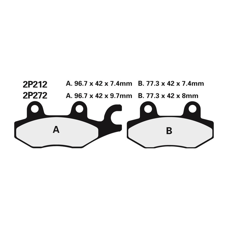 Juego pastillas de freno NISSIN 2P212NS Tra. XTZ750 89 - motoscamaralweb.com Juego pastillas de freno NISSIN 2P212NS Tra. XTZ750 89 - motoscamaralweb.com