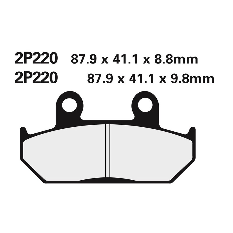 Juego pastillas de freno NISSIN 2P220NS Del. XL600V 91-93 - motoscamaralweb.com Juego pastillas de freno NISSIN 2P220NS Del. XL600V 91-93 - motoscamaralweb.com