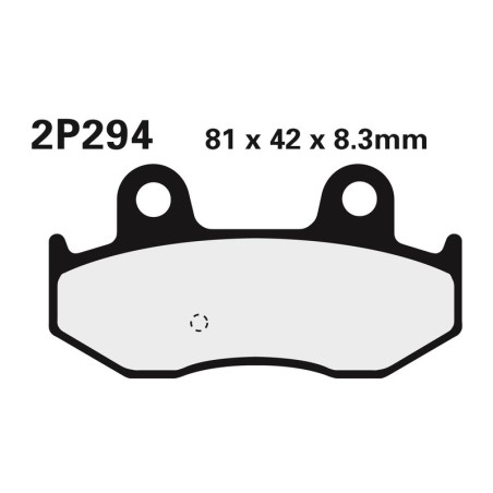 Juego pastillas de freno NISSIN 2P294ST Tra. 650 BURGMAN 03- - motoscamaralweb.com