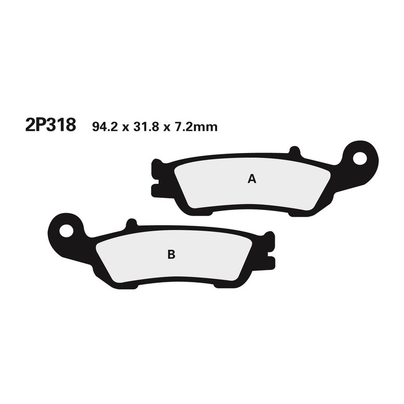 Juego pastillas de freno NISSIN 2P318ST Del. YZ125 08-15 - motoscamaralweb.com Juego pastillas de freno NISSIN 2P318ST Del. YZ125 08-15 - motoscamaralweb.com