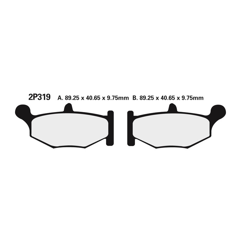 Juego pastillas de freno NISSIN 2P319NS Tra. GSXR600-750 06 - motoscamaralweb.com Juego pastillas de freno NISSIN 2P319NS Tra. GSXR600-750 06 - motoscamaralweb.com
