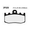 Juego pastillas de freno NISSIN 2P329ST Del. BMW - motoscamaralweb.com