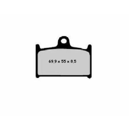 Juego pastillas de freno NISSIN 2P208NS Del. 750 GSX-R 88-93 - motoscamaralweb.com