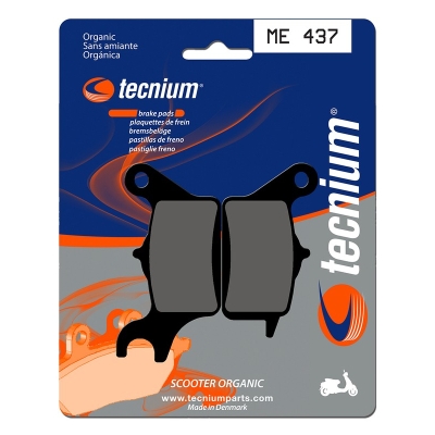 Pastillas de freno Tecnium ME437 Orgánicas - motoscamaralweb.com