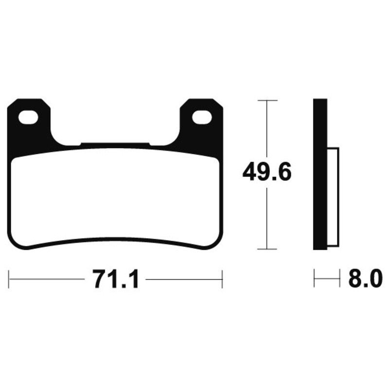 Pastillas de freno TECNIUM sintetizadas - MTR306 - motoscamaralweb.com Pastillas de freno TECNIUM sintetizadas - MTR306 - motoscamaralweb.com
