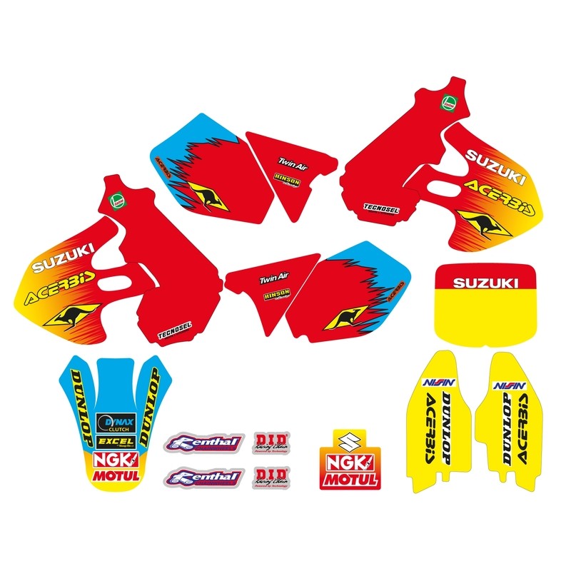 Kit adhesivos TECNOSEL Team Suzuki 1999 - motoscamaralweb.com Kit adhesivos TECNOSEL Team Suzuki 1999 - motoscamaralweb.com
