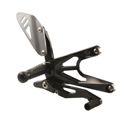 Estriberas retrasadas GILLES FXR. negro - motoscamaralweb.com