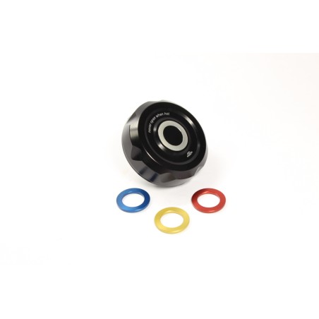 Tapón del radiador GILLES. negro - motoscamaralweb.com