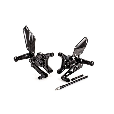Estriberas retrasadas GILLES VCR38. negro - motoscamaralweb.com