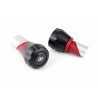 Protectores del eje delantero GILLES. negro / rojo - motoscamaralweb.com